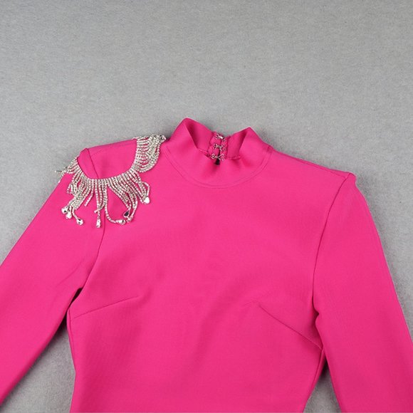 Rump wrap slim dress - Picture 5 of 7